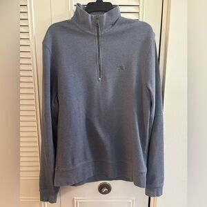 AUTHENTIC Burberry Brit Mens 1/4, 1/2 Zip Novacheck Plaid Sweater-A337